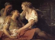 Pompeo Batoni Cleopatra and Mark Antony dying oil
